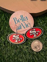 Load image into Gallery viewer, San Francisco 49ers Earrings3-D printed