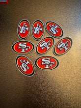 Load image into Gallery viewer, San Francisco 49ers Earrings3-D printed