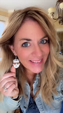 Load image into Gallery viewer, Cincinnati Football Burrow Head Earrings - 3D printed-handmade by me
