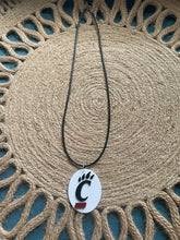 Load image into Gallery viewer, University of Cincinnati Pendant Necklace- 3-D printed
