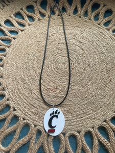 University of Cincinnati Pendant Necklace- 3-D printed