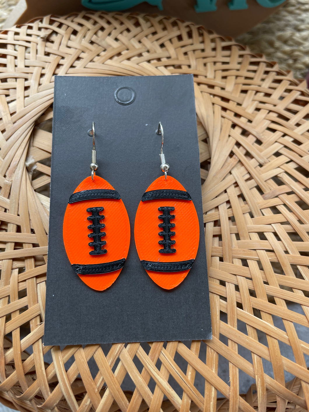 Bengals football earrings Bella Vie Jewelry