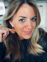 Load image into Gallery viewer, FC Cincinnati Soccer ⚽️ Ball- 3d printed earrings
