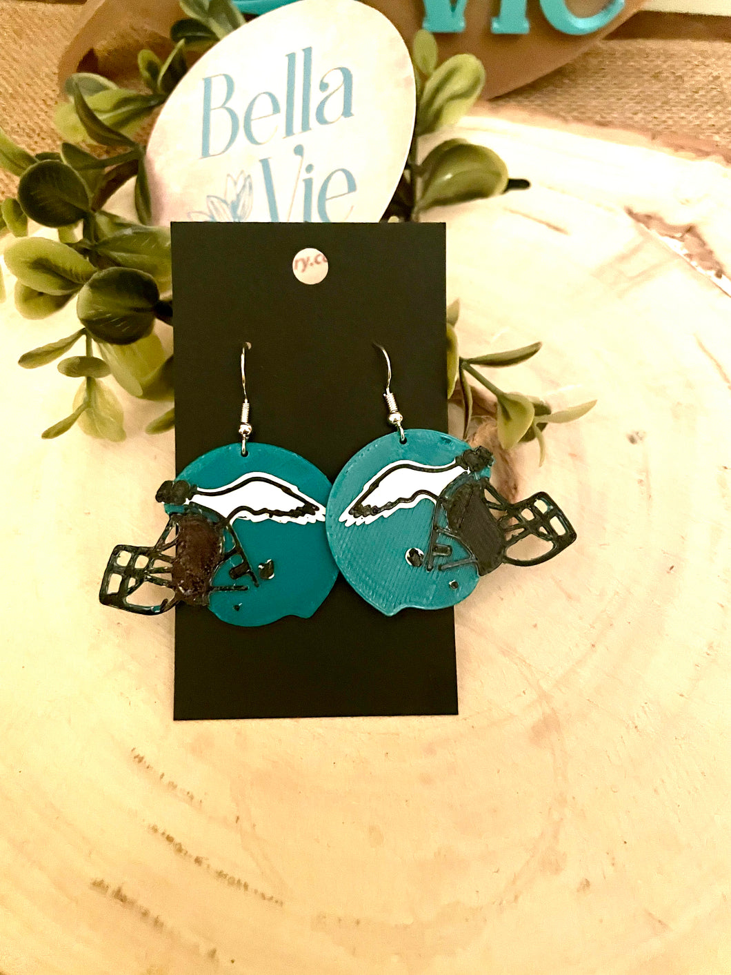 Eagles Helmet Earrings