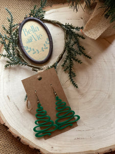 Ribbon Tree Earrings