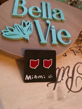 Load image into Gallery viewer, Miami University Ohio stud earring
