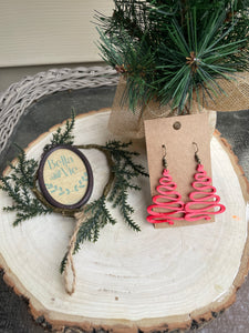 Ribbon Tree Earrings