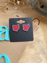 Load image into Gallery viewer, Ohio State Stud earrings
